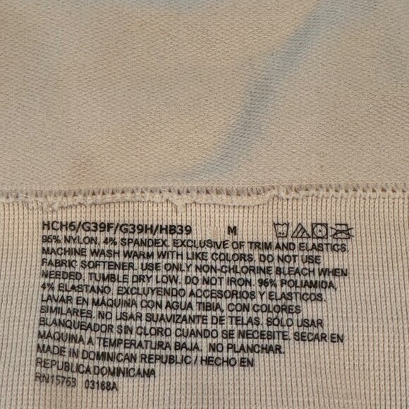 Fruit Of The Loom Comfort Flex Fit Wireless Sports Bra M DHHB39 Soft Taupe NWT - Picture 6 of 9